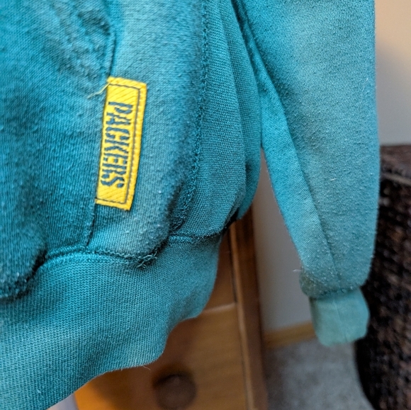GREEN BAY PACKER NFL TEAM APPAREL Classic Stitched G Logo Sweatshirt SZ M - Picture 6 of 14